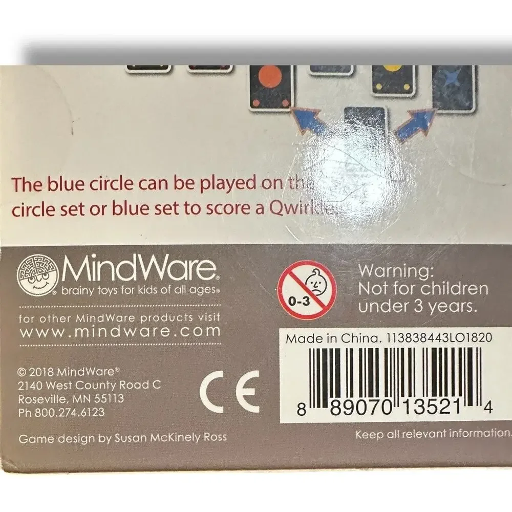 Mindware Qwirkle Rummy Card Game - Picture 2 of 3